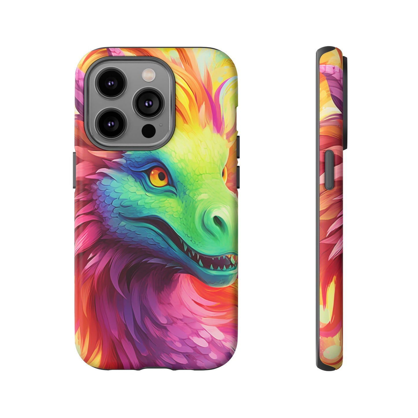 Dragon Apple Tough Phone Cases for iPhone-Samsung-Google Pixel Cover