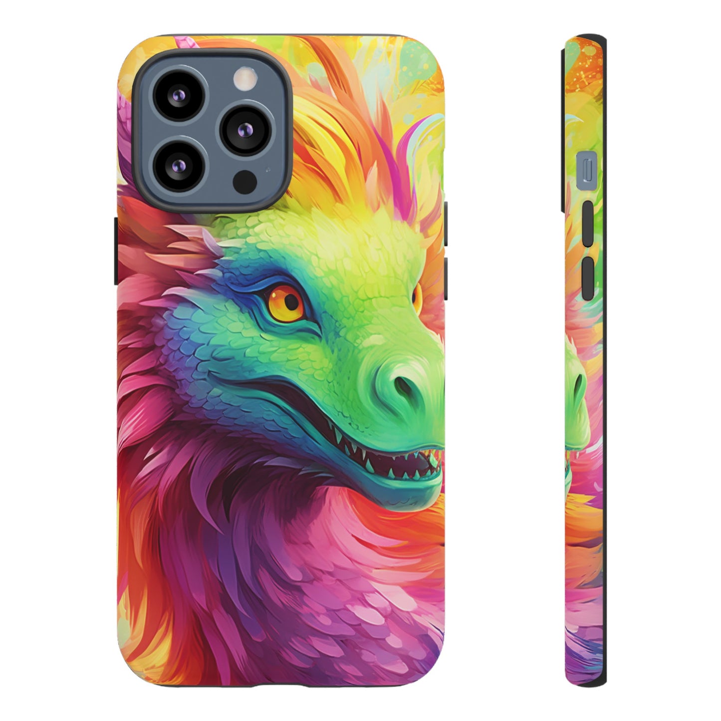 Dragon Apple Tough Phone Cases for iPhone-Samsung-Google Pixel Cover