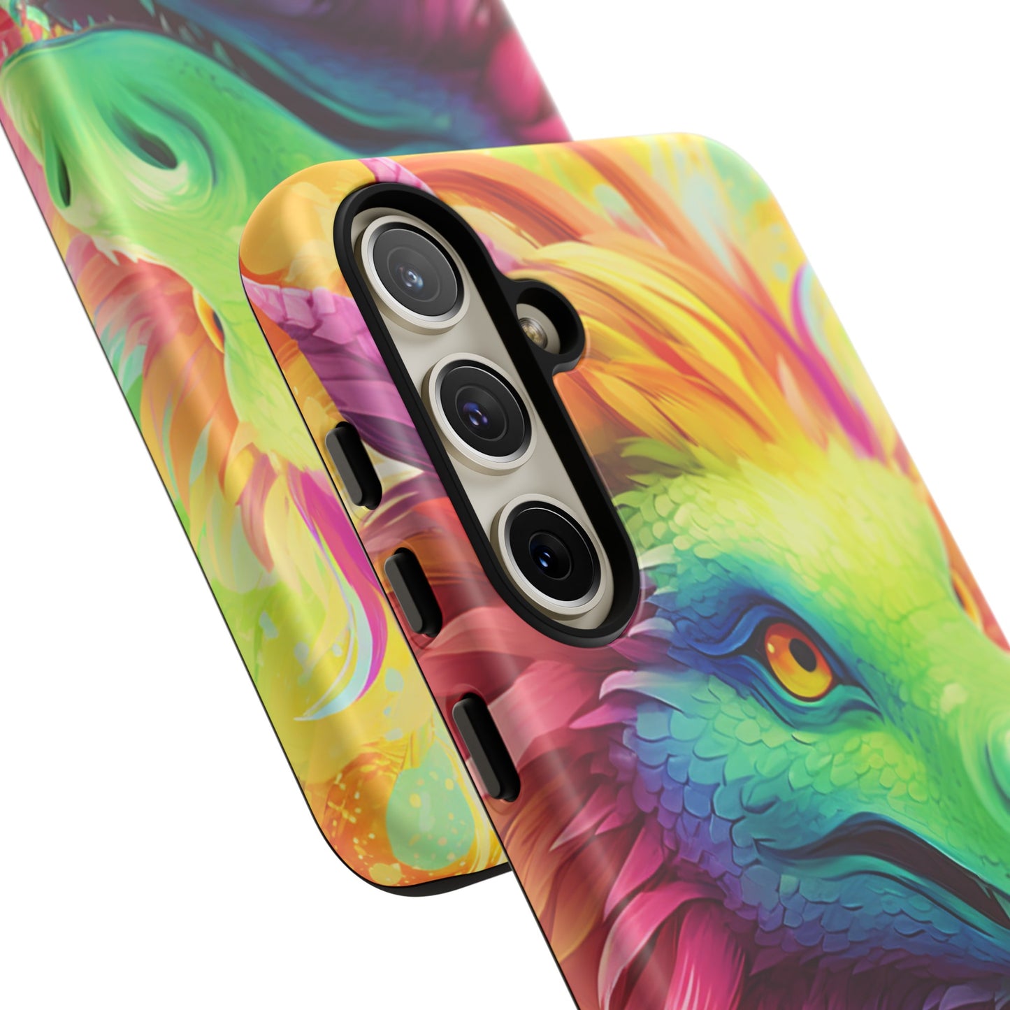 Dragon Apple Tough Phone Cases for iPhone-Samsung-Google Pixel Cover