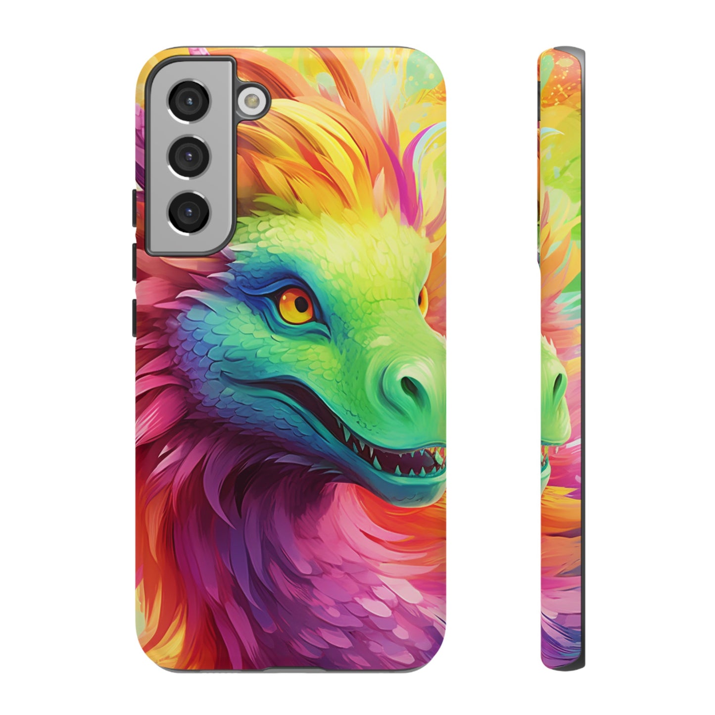 Dragon Apple Tough Phone Cases for iPhone-Samsung-Google Pixel Cover