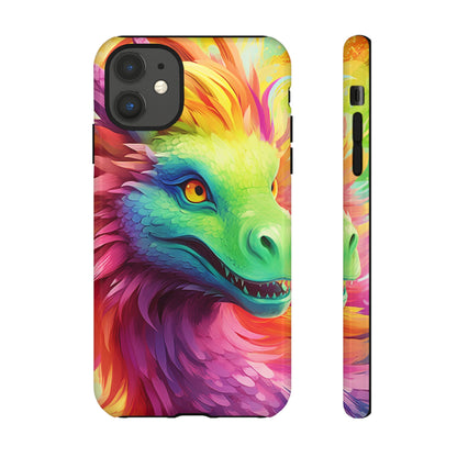 Dragon Apple Tough Phone Cases for iPhone-Samsung-Google Pixel Cover