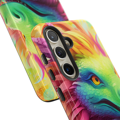 Dragon Apple Tough Phone Cases for iPhone-Samsung-Google Pixel Cover