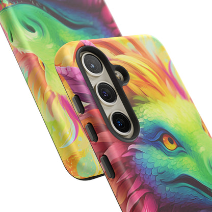 Dragon Apple Tough Phone Cases for iPhone-Samsung-Google Pixel Cover