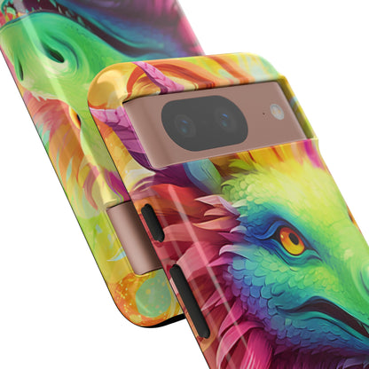 Dragon Apple Tough Phone Cases for iPhone-Samsung-Google Pixel Cover