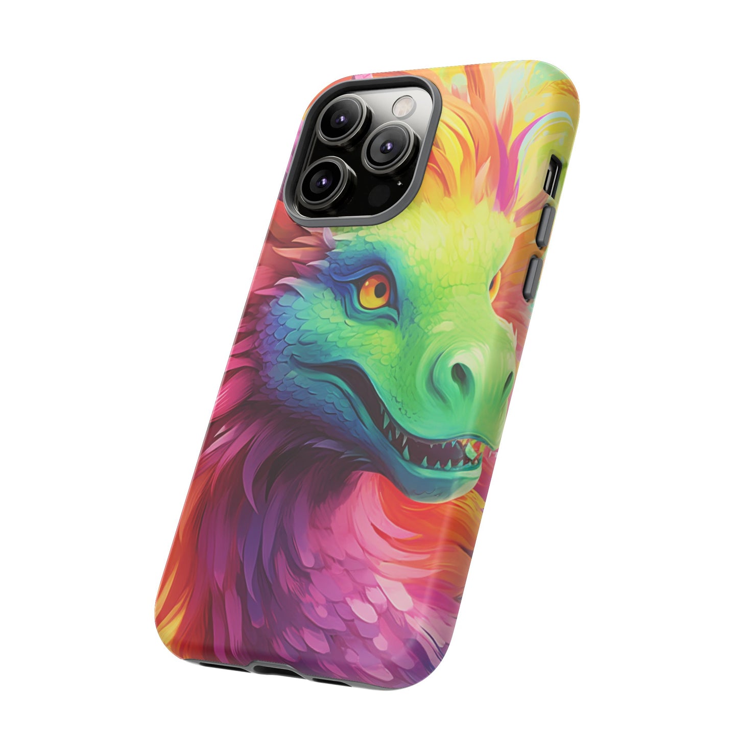 Dragon Apple Tough Phone Cases for iPhone-Samsung-Google Pixel Cover