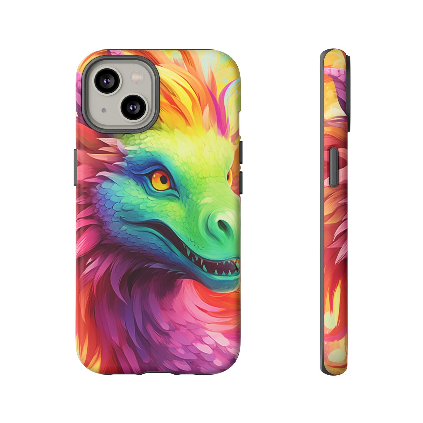 Dragon Apple Tough Phone Cases for iPhone-Samsung-Google Pixel Cover