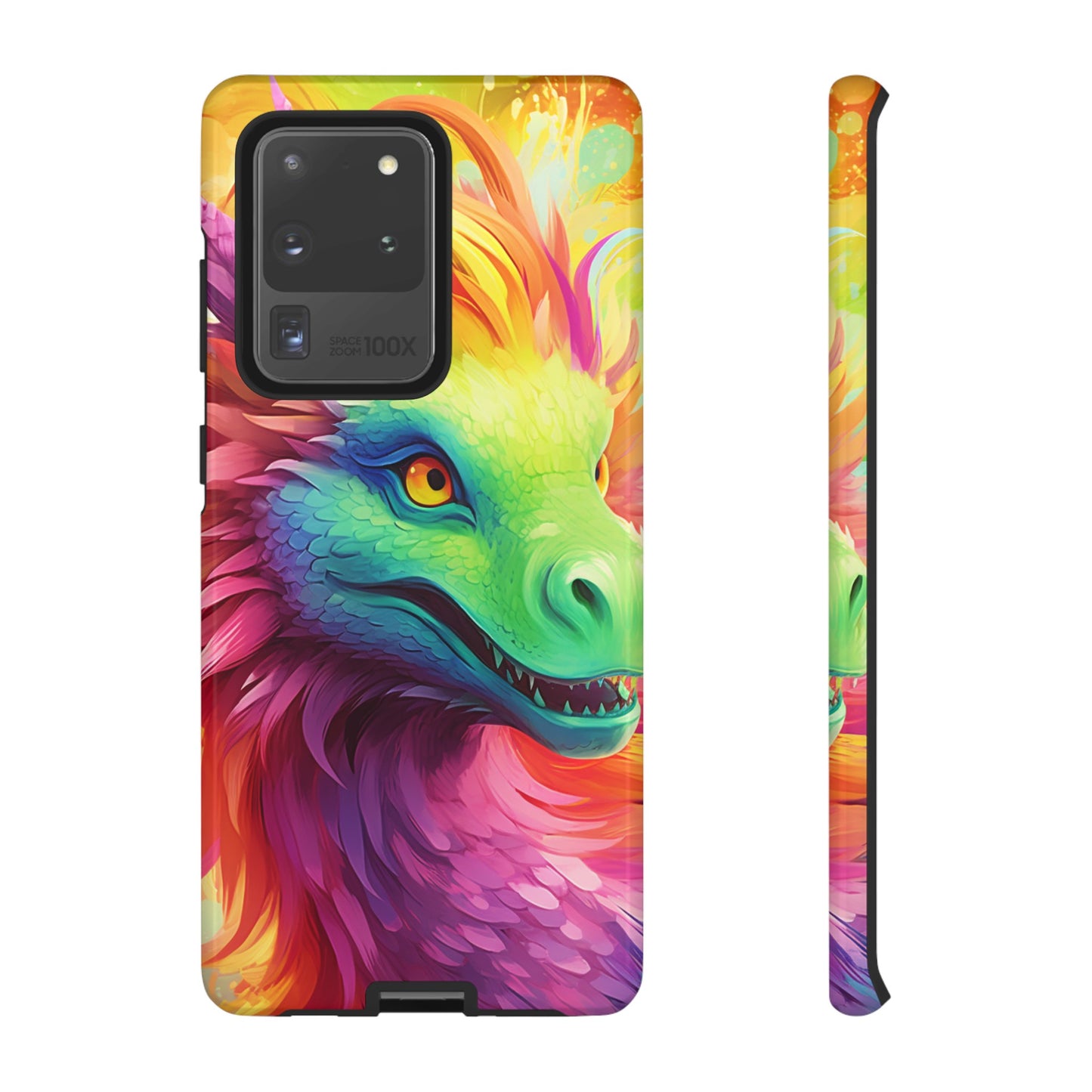 Dragon Apple Tough Phone Cases for iPhone-Samsung-Google Pixel Cover