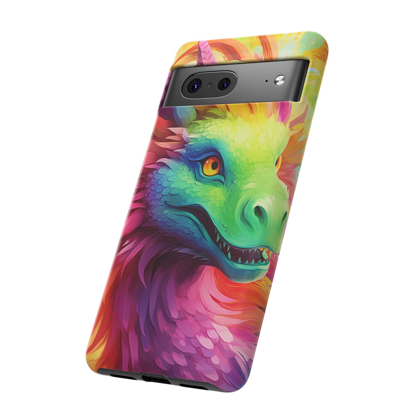 Dragon Apple Tough Phone Cases for iPhone-Samsung-Google Pixel Cover