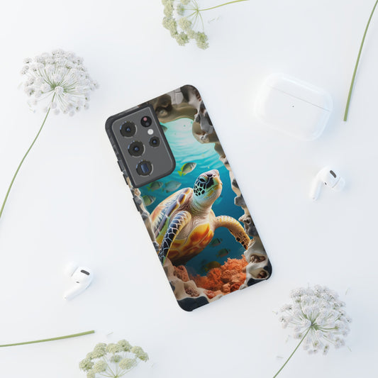 Turtle Samsung Tough Phone Cases for iPhone-Samsung-Google Pixel Cover