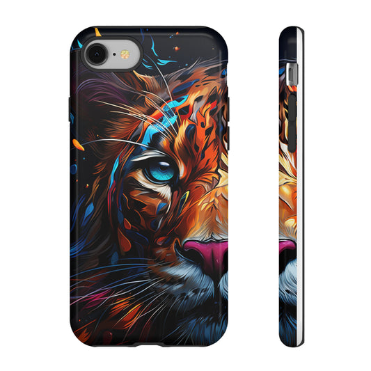 Young Tiger Tough Phone Cases for iPhone-Samsung-Google Pixel