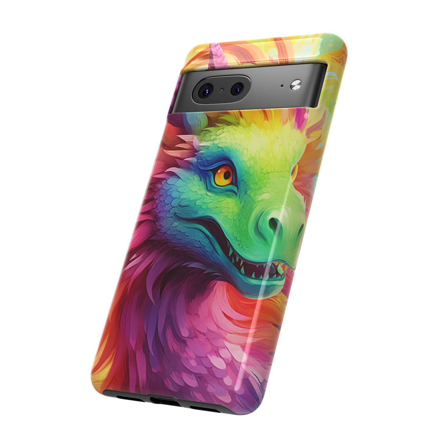 Dragon Apple Tough Phone Cases for iPhone-Samsung-Google Pixel Cover