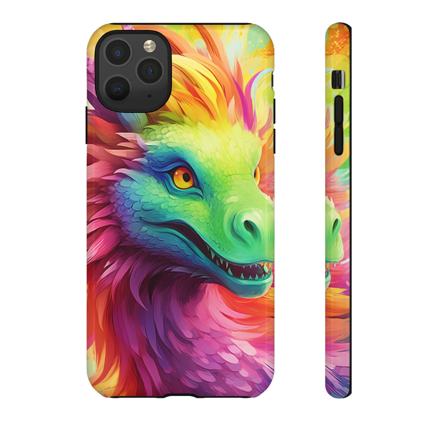 Dragon Apple Tough Phone Cases for iPhone-Samsung-Google Pixel Cover