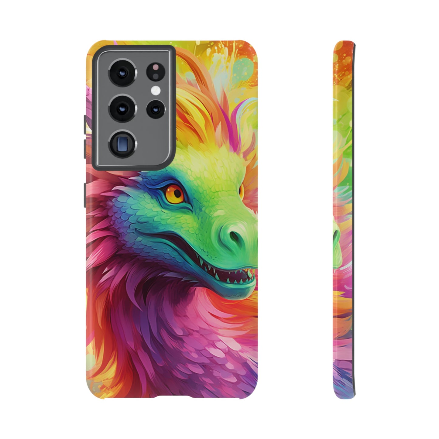 Dragon Apple Tough Phone Cases for iPhone-Samsung-Google Pixel Cover