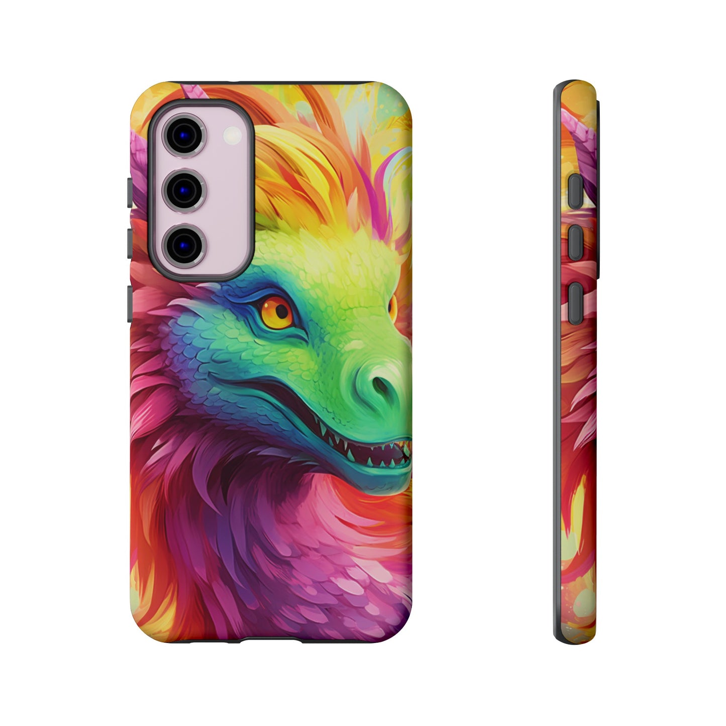 Dragon Apple Tough Phone Cases for iPhone-Samsung-Google Pixel Cover