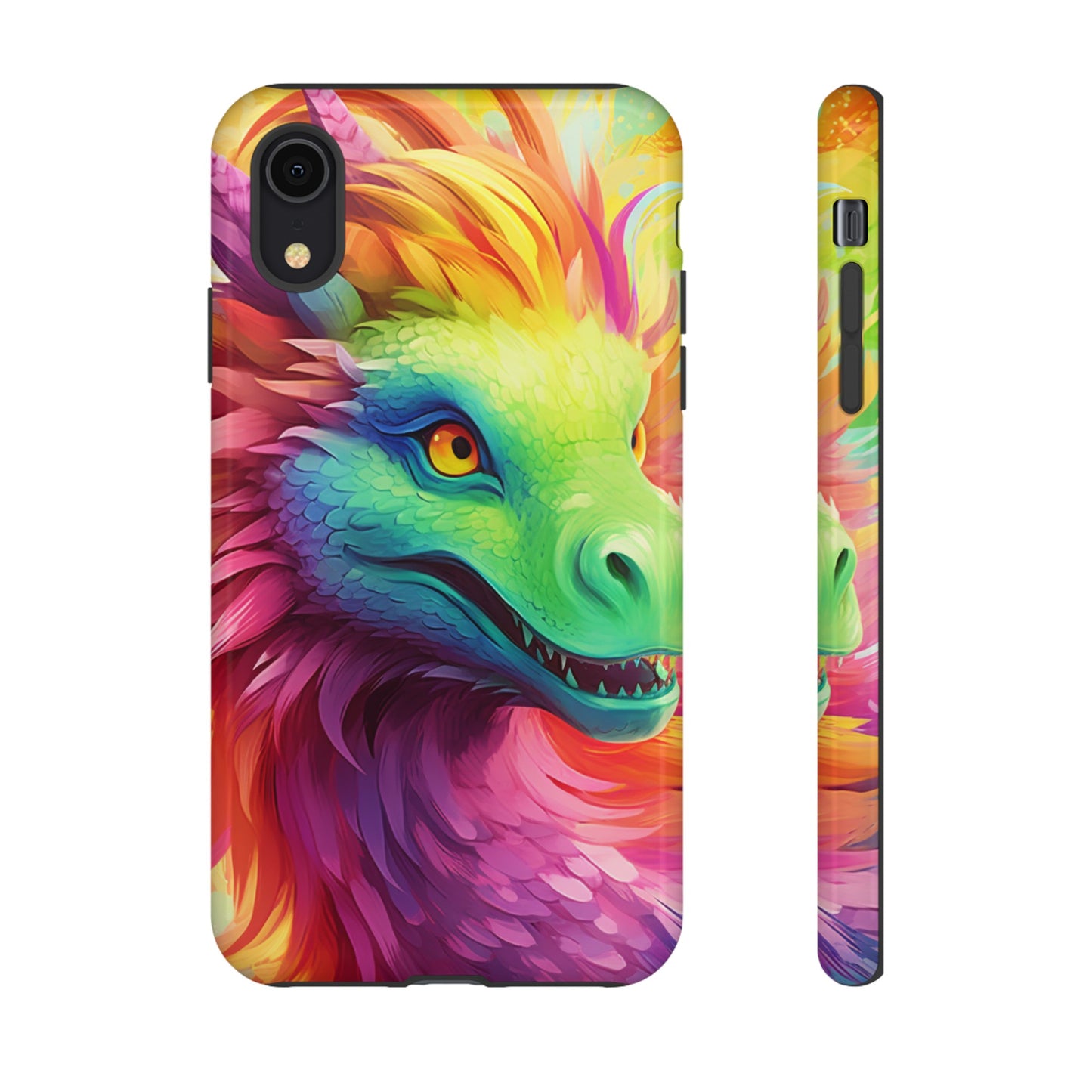 Dragon Apple Tough Phone Cases for iPhone-Samsung-Google Pixel Cover