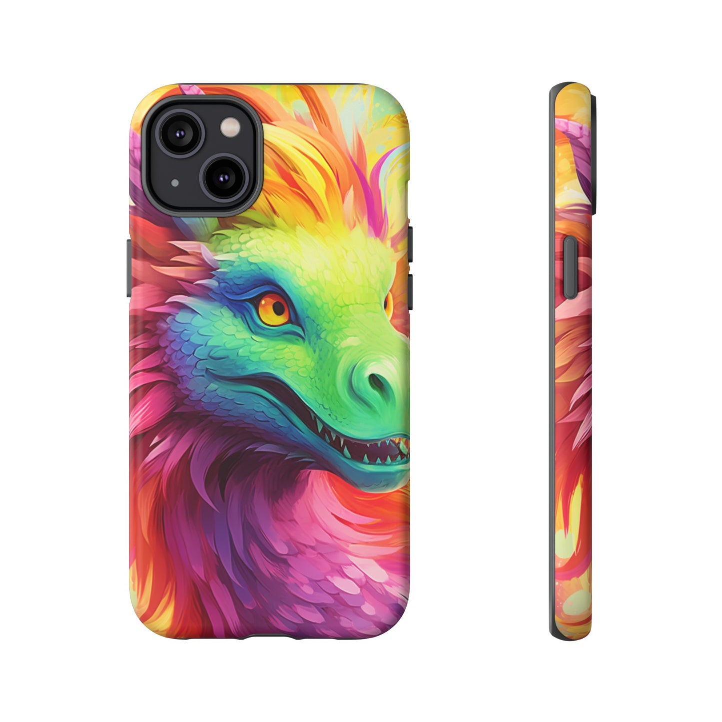 Dragon Apple Tough Phone Cases for iPhone-Samsung-Google Pixel Cover