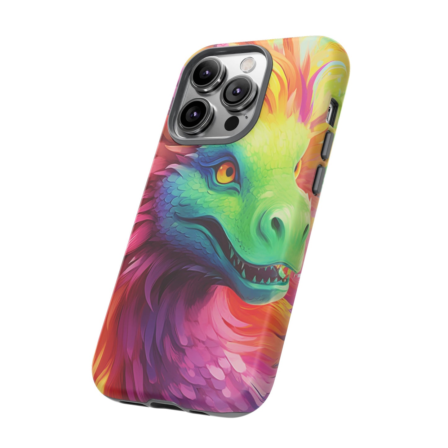 Dragon Apple Tough Phone Cases for iPhone-Samsung-Google Pixel Cover