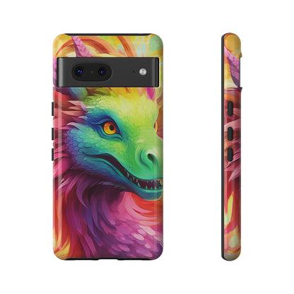 Dragon Apple Tough Phone Cases for iPhone-Samsung-Google Pixel Cover