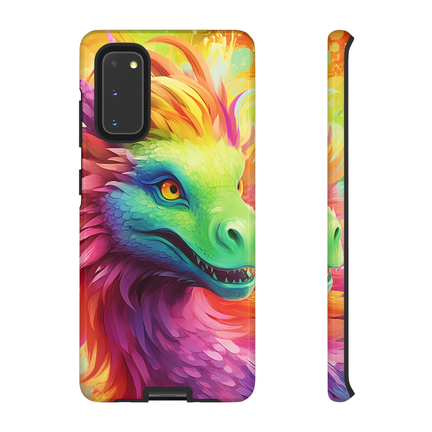 Dragon Apple Tough Phone Cases for iPhone-Samsung-Google Pixel Cover