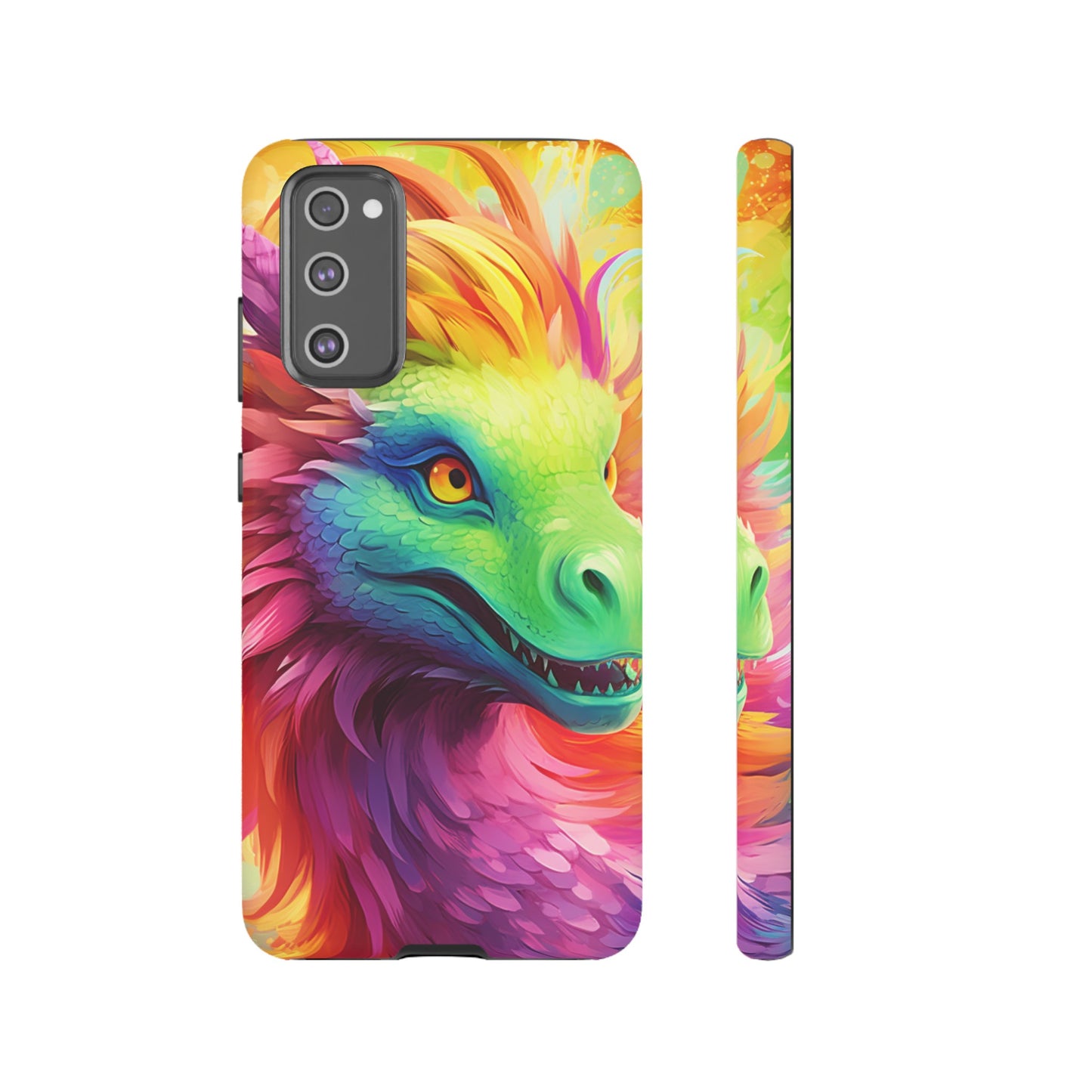 Dragon Apple Tough Phone Cases for iPhone-Samsung-Google Pixel Cover