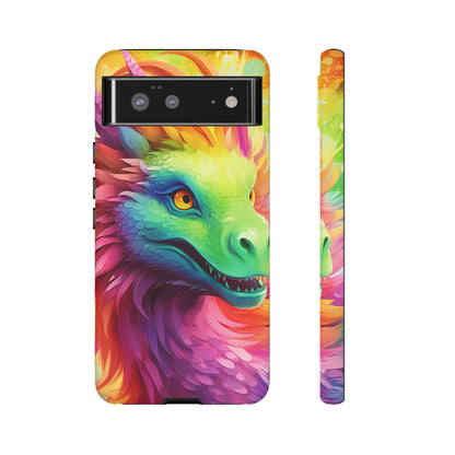 Dragon Apple Tough Phone Cases for iPhone-Samsung-Google Pixel Cover