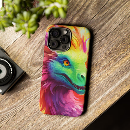 Dragon Apple Tough Phone Cases for iPhone-Samsung-Google Pixel Cover