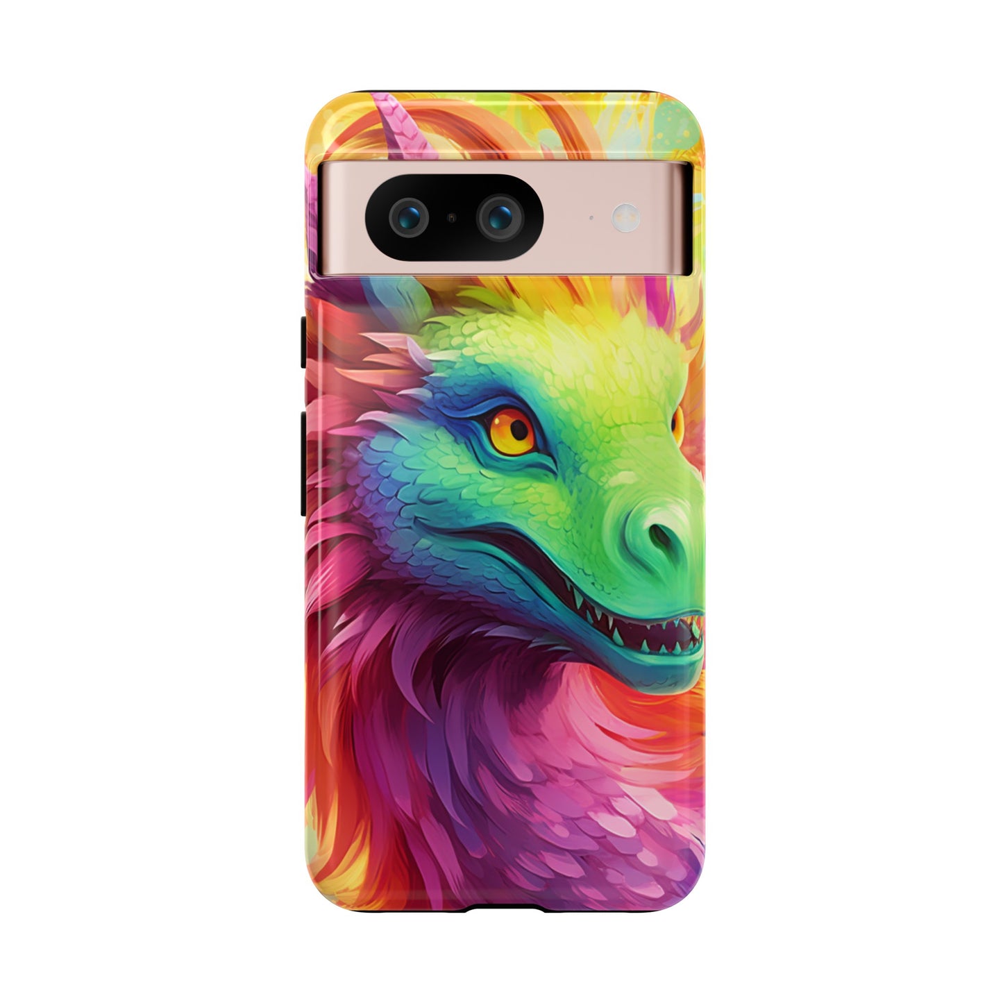 Dragon Apple Tough Phone Cases for iPhone-Samsung-Google Pixel Cover