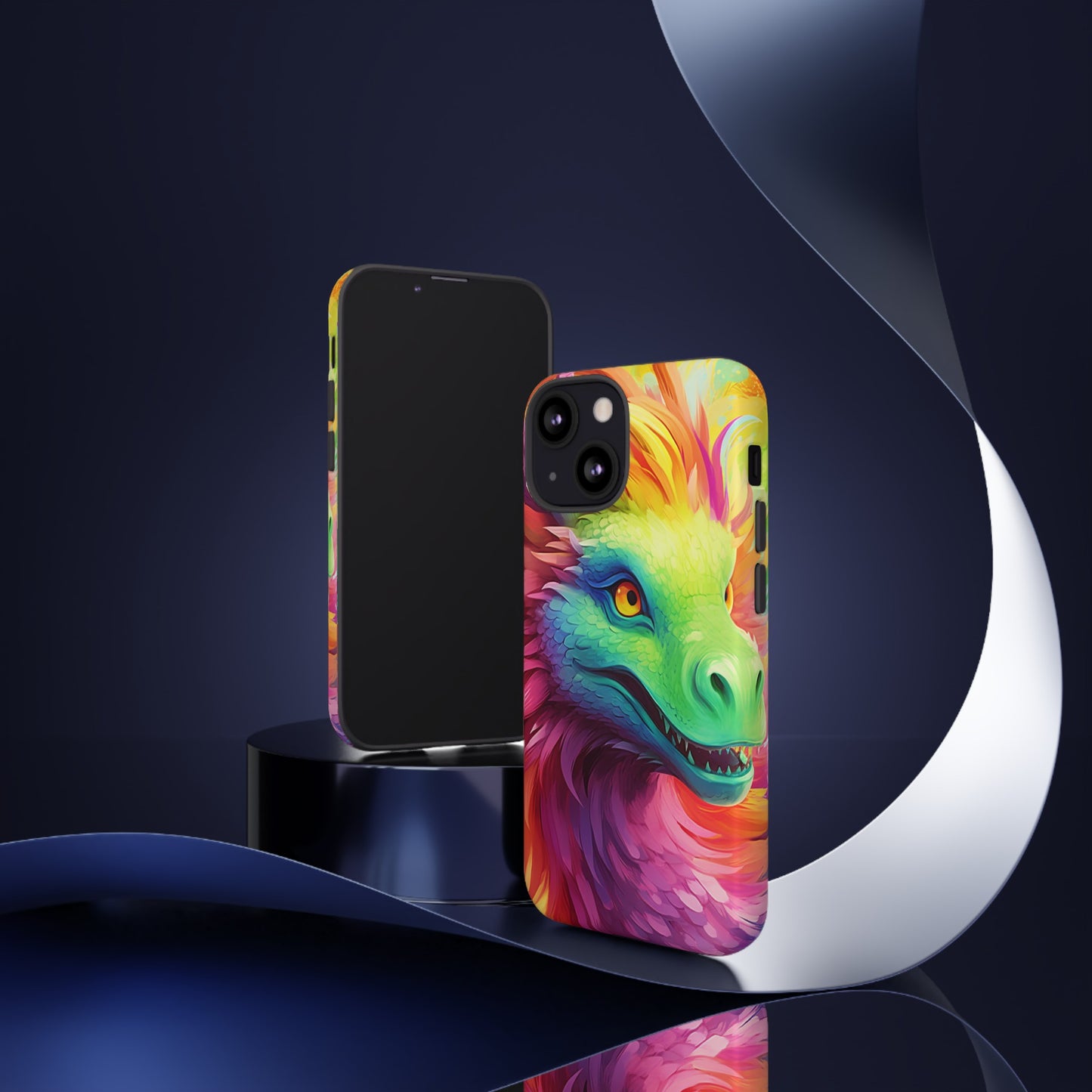 Dragon Apple Tough Phone Cases for iPhone-Samsung-Google Pixel Cover