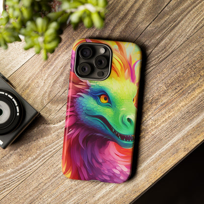 Dragon Apple Tough Phone Cases for iPhone-Samsung-Google Pixel Cover