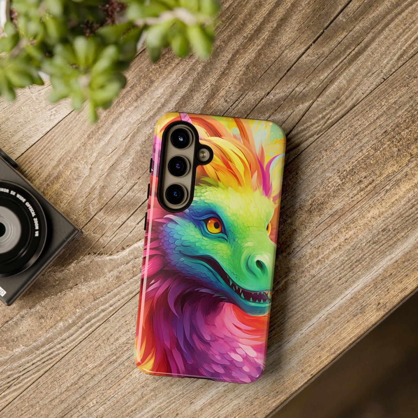 Dragon Apple Tough Phone Cases for iPhone-Samsung-Google Pixel Cover