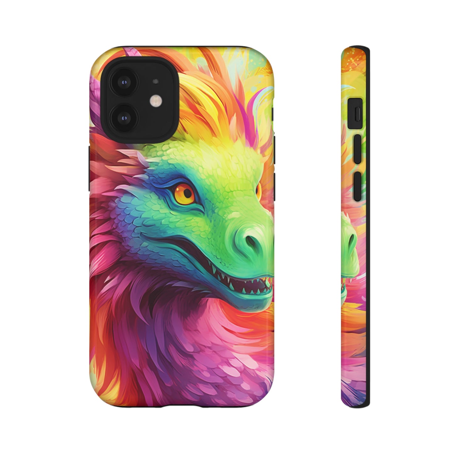 Dragon Apple Tough Phone Cases for iPhone-Samsung-Google Pixel Cover