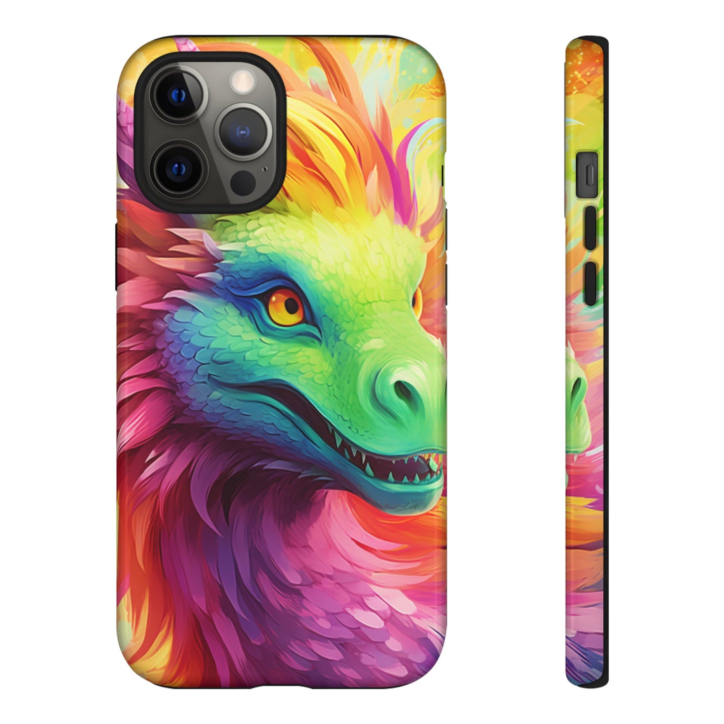 Dragon Apple Tough Phone Cases for iPhone-Samsung-Google Pixel Cover