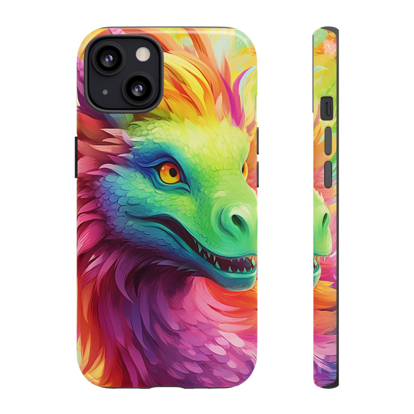 Dragon Apple Tough Phone Cases for iPhone-Samsung-Google Pixel Cover