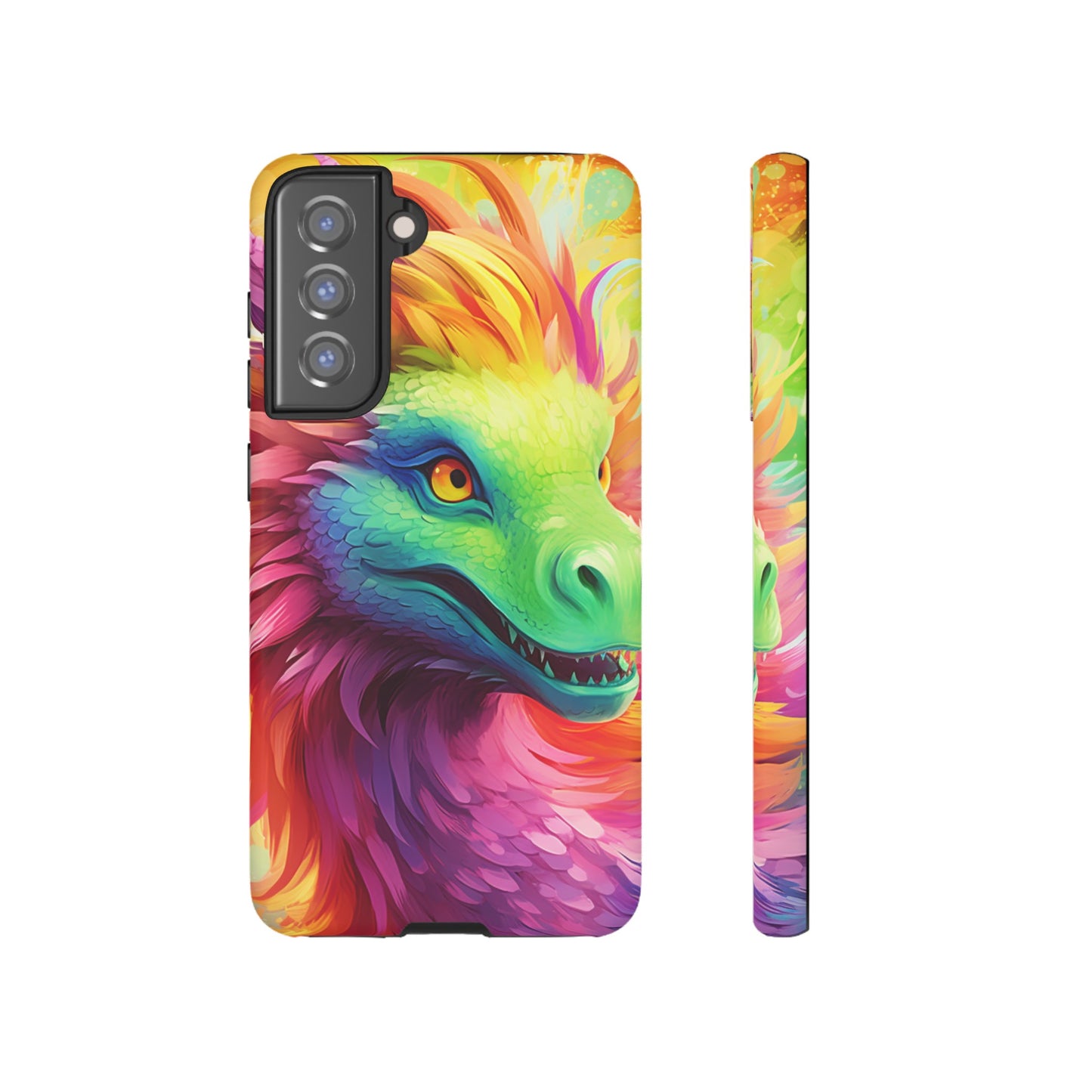 Dragon Apple Tough Phone Cases for iPhone-Samsung-Google Pixel Cover